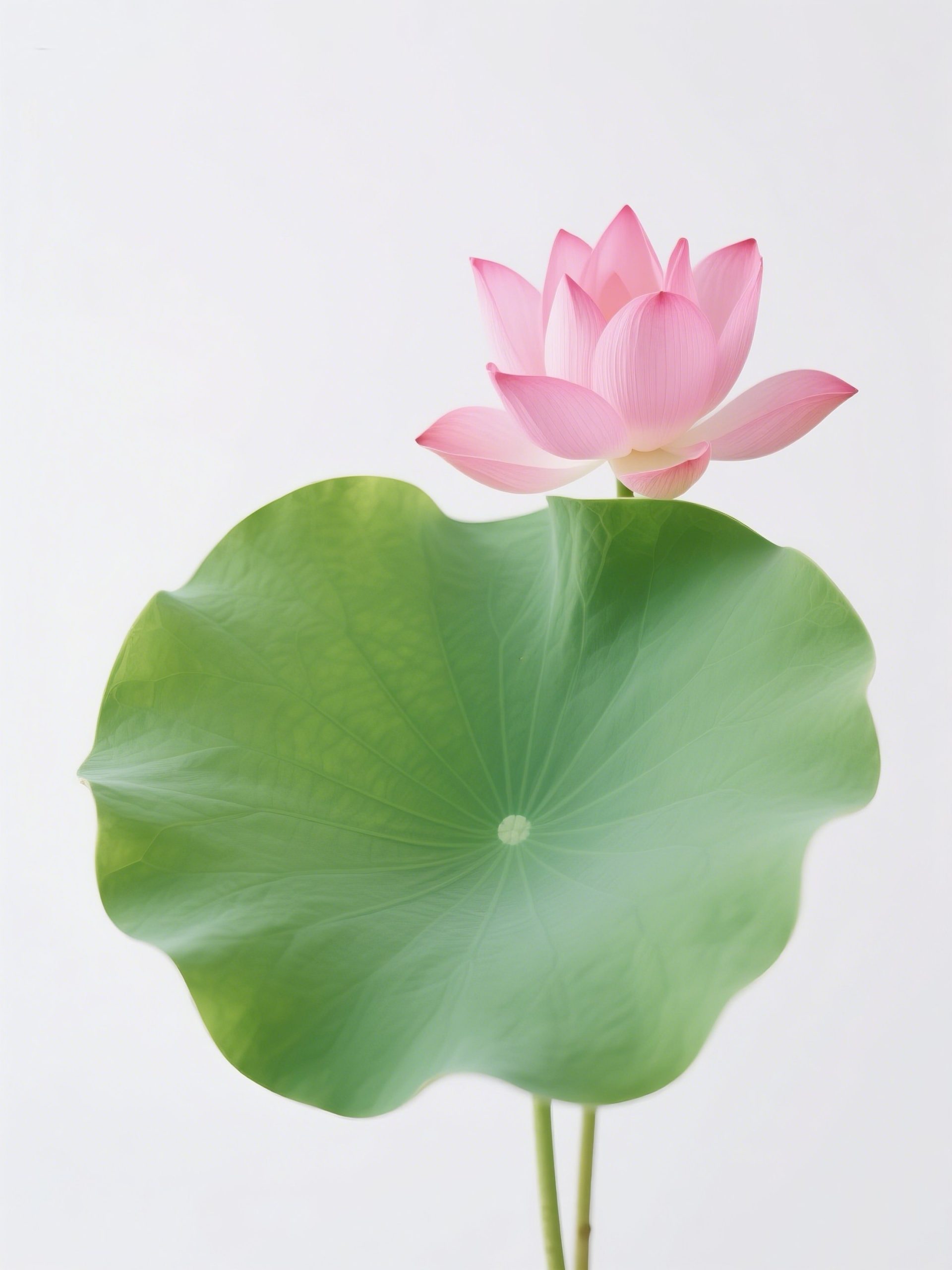 6月17日更新：荷叶荷花浅白色背景素材26款